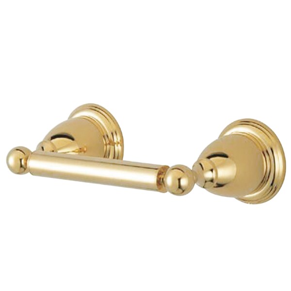 Heritage Toilet Paper Holder, Polished Brass